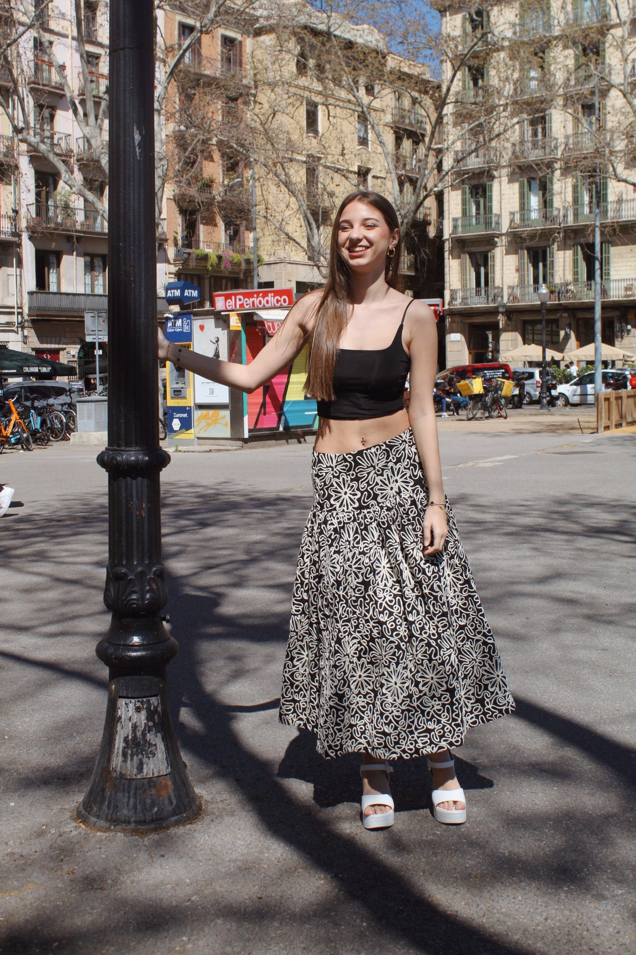 Falda Noir Stripes