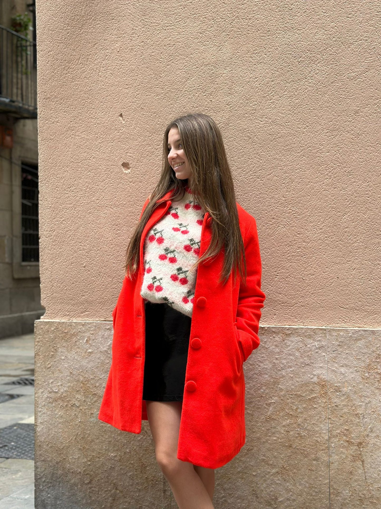 Abrigo I love to love Rouge