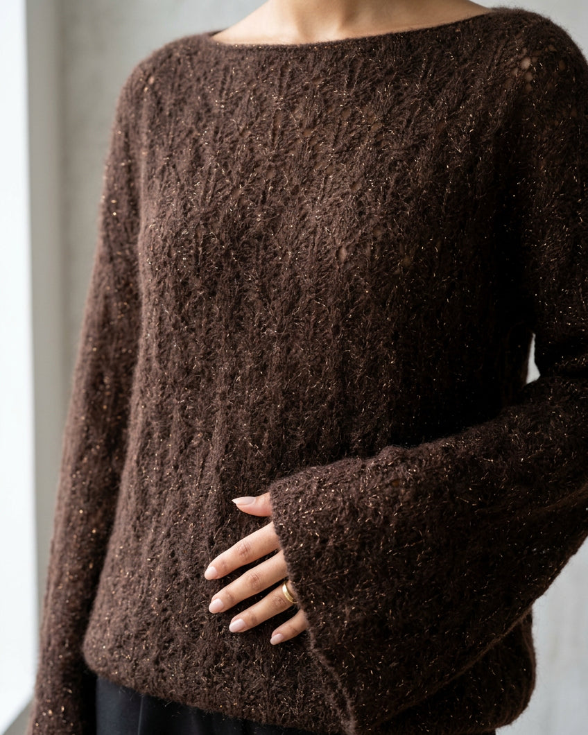 Jersey Lumière Chocolat