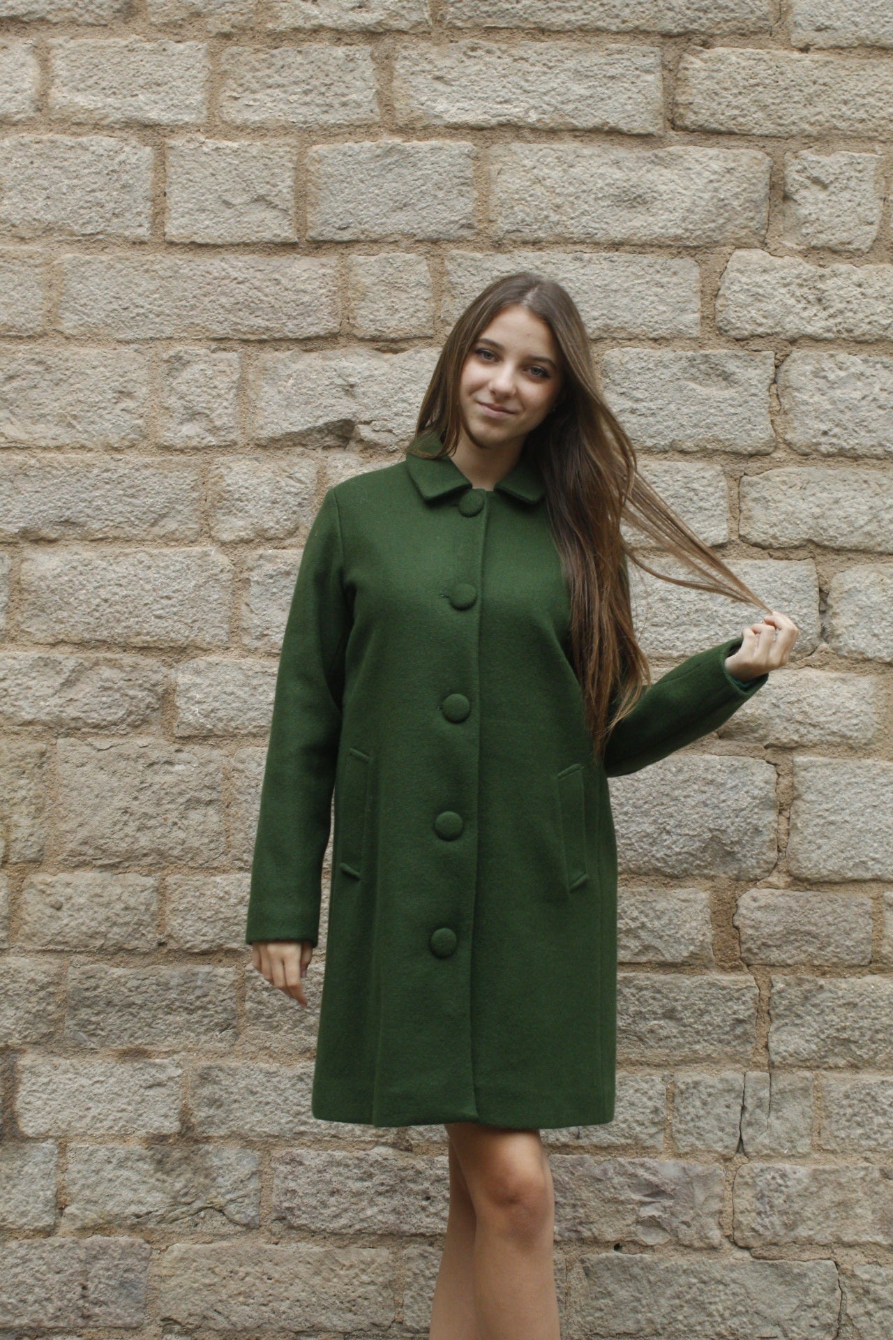 Abrigo I love to love Verde