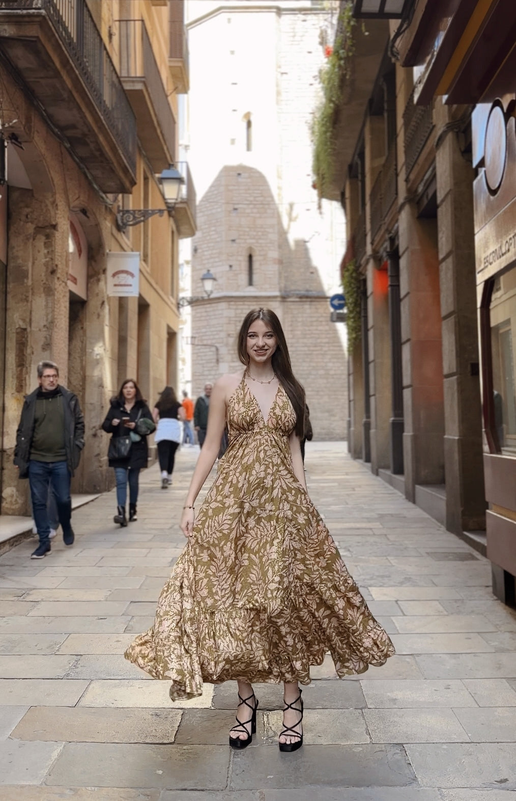 Vestido Boho Verde