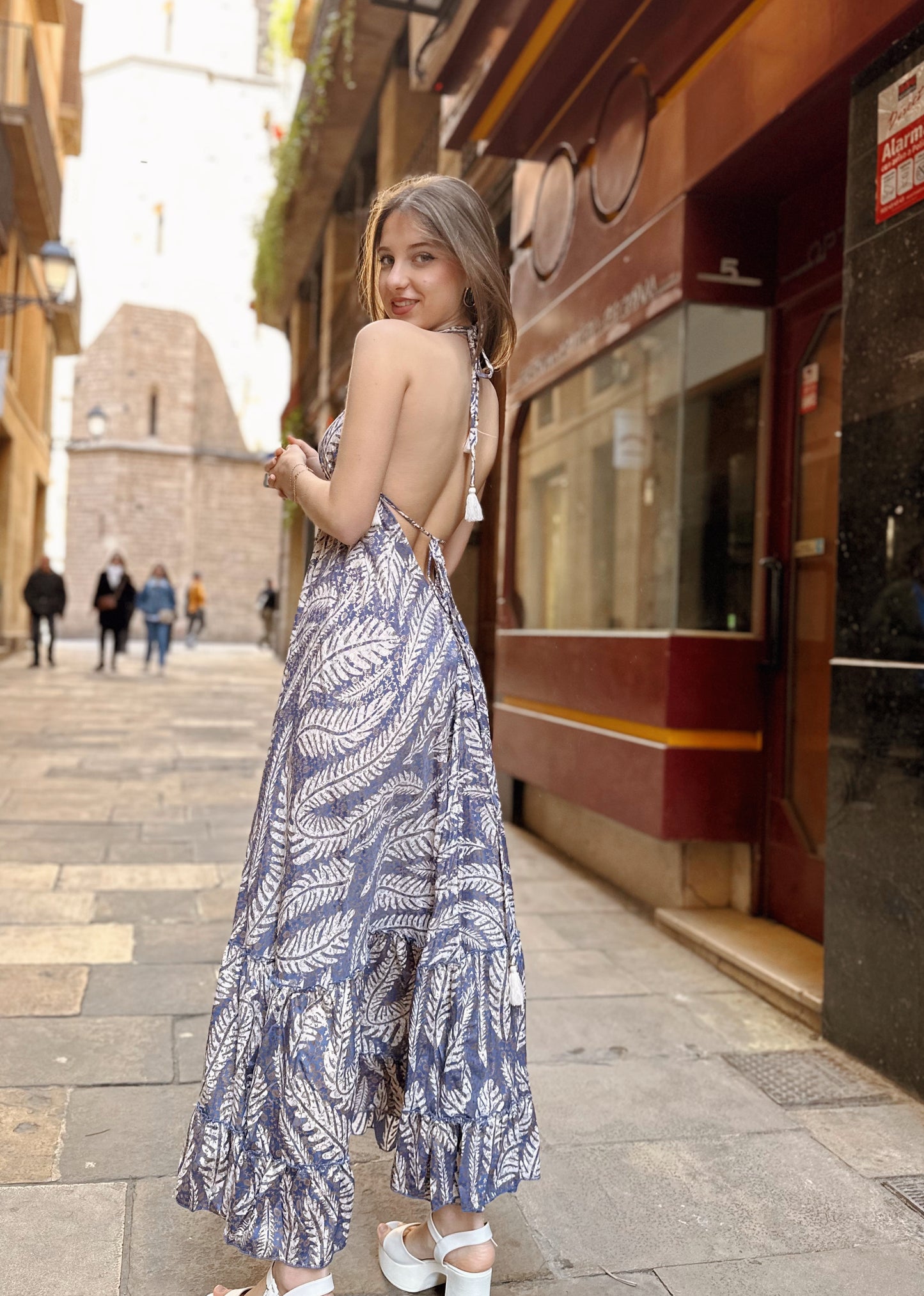 Vestido Boho Azul
