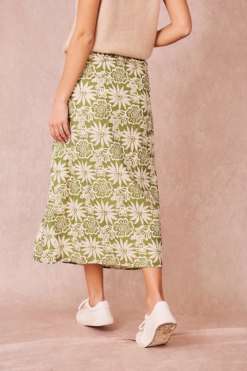 Falda Love Green