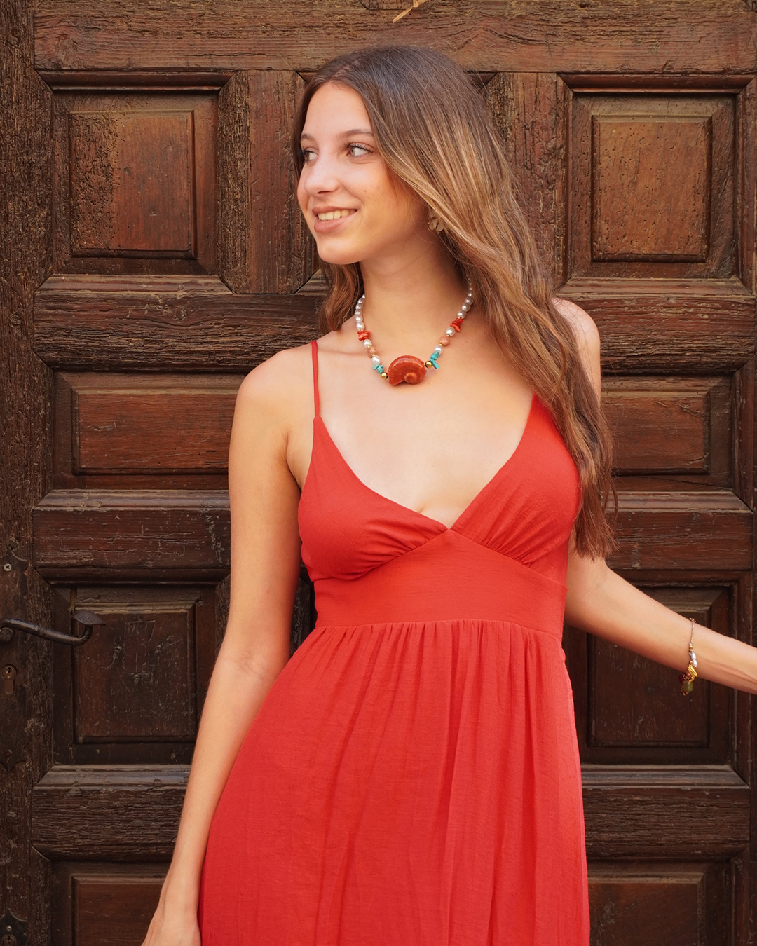 Vestido Carmín