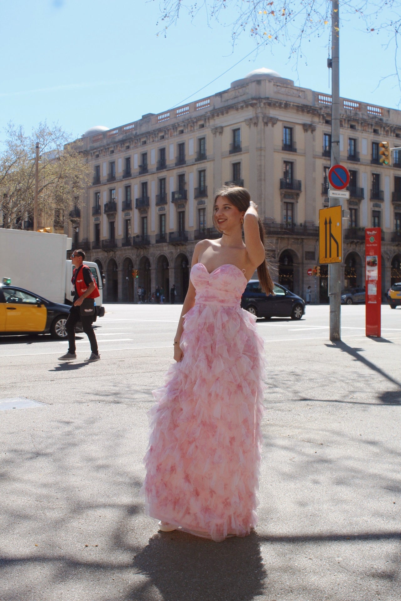 Vestido Blush Ruffles