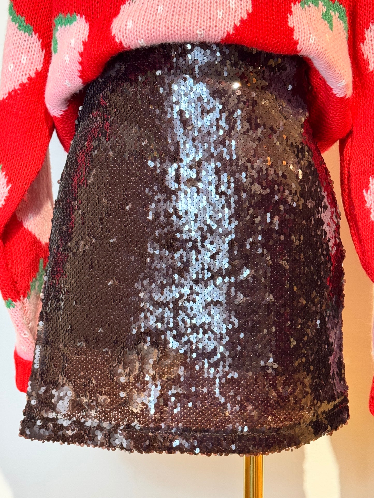 Falda Brilli Marrón