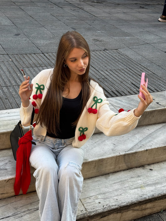 Cárdigan Cerezas