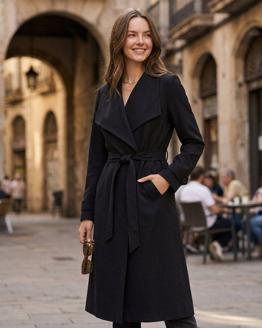 Abrigo Lazy Black