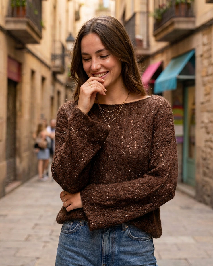 Jersey Lumière Chocolat