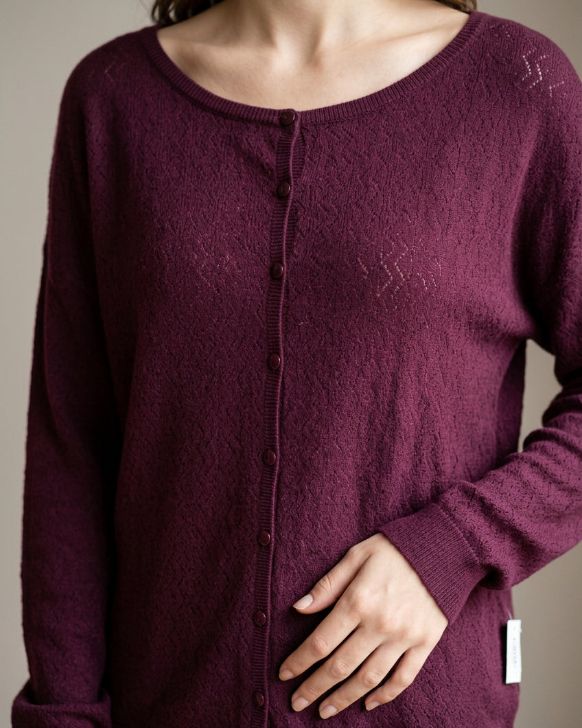 Jersey Vino Boton
